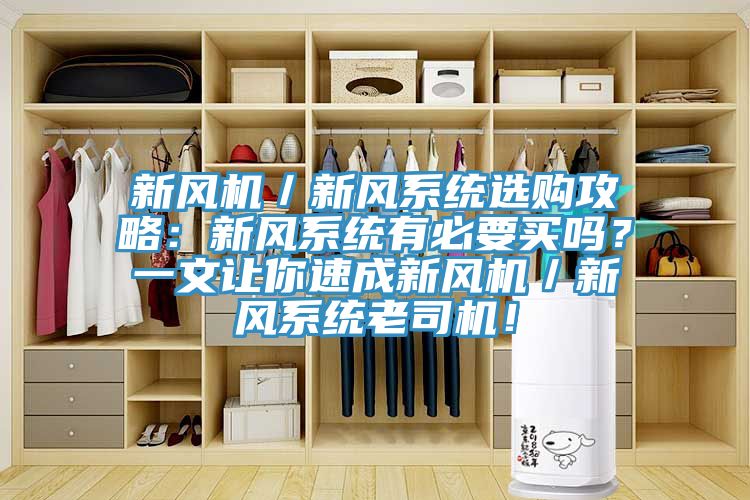 新風(fēng)機(jī)／新風(fēng)系統(tǒng)選購(gòu)攻略：新風(fēng)系統(tǒng)有必要買嗎？一文讓你速成新風(fēng)機(jī)／新風(fēng)系統(tǒng)老司機(jī)！