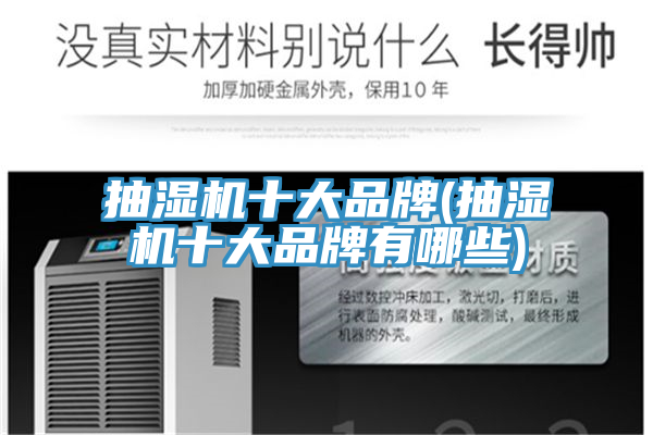抽濕機十大品牌(抽濕機十大品牌有哪些)